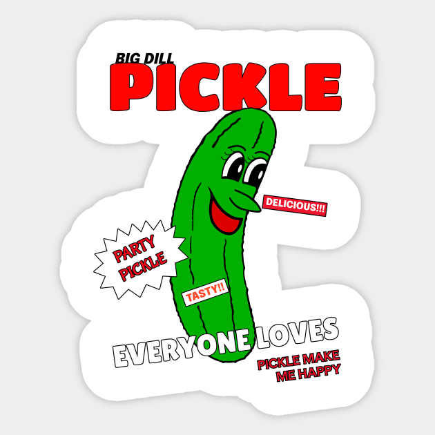 EVERYONE Loves Dill Pickles Sticker by SartorisArt1